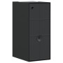 Lámparas de pared de exterior 2 uds aluminio fundido negro by , Outdoor lighting - Ref: Foro24-4006307, Price: 31,24 €, Disco...