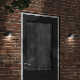 Lámparas de pared de exterior 2 uds aluminio fundido negro by , Outdoor lighting - Ref: Foro24-4006311, Price: 21,22 €, Disco...