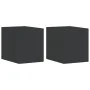 Lámparas de pared de exterior 2 uds aluminio fundido negro de , Iluminación de exterior - Ref: Foro24-4006311, Precio: 21,97 ...