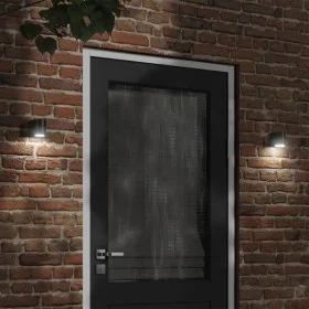 Lámpara de pared de exterior aluminio fundido negro by , Outdoor lighting - Ref: Foro24-4006318, Price: 13,79 €, Discount: %