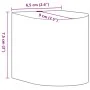 Außenwandleuchte aus schwarzem Gusseisen von , Außenbeleuchtung - Ref: Foro24-4006318, Preis: 13,79 €, Rabatt: %
