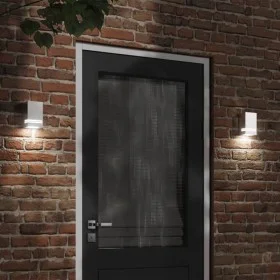 Aplique de exterior de acero inoxidable plateado by , Outdoor lighting - Ref: Foro24-4006326, Price: 18,85 €, Discount: %