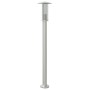 Lámpara de suelo de exterior acero inoxidable plateado 100 cm by , Outdoor lighting - Ref: Foro24-4006351, Price: 48,98 €, Di...