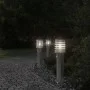 Lámparas de suelo de exterior con sensor 3 uds acero inox 60 cm by , Outdoor lighting - Ref: Foro24-4006366, Price: 125,80 €,...