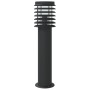 Lámparas de suelo exterior con sensor 3 uds acero negro 60 cm by , Outdoor lighting - Ref: Foro24-4006370, Price: 121,41 €, D...