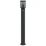 Außen-Stehlampen mit Sensor, 3 Stück, Schwarz, 110 cm, aus Stahl. von , Außenbeleuchtung - Ref: Foro24-4006372, Preis: 154,02...