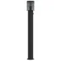 Außen-Stehlampen mit Sensor, 3 Stück, Schwarz, 110 cm, aus Stahl. von , Außenbeleuchtung - Ref: Foro24-4006372, Preis: 154,02...