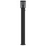 Lámparas de suelo exterior con sensor 3 uds acero negro 110 cm by , Outdoor lighting - Ref: Foro24-4006372, Price: 156,74 €, ...
