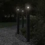 Lámpara de suelo de exterior con enchufe acero negro 110 cm by , Outdoor lighting - Ref: Foro24-4006379, Price: 63,22 €, Disc...