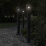 Lámpara de suelo de exterior con enchufe acero negro 110 cm by , Outdoor lighting - Ref: Foro24-4006379, Price: 64,37 €, Disc...