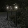 Lámpara de suelo de exterior acero inoxidable negro 80 cm by , Outdoor lighting - Ref: Foro24-4006385, Price: 41,87 €, Discou...