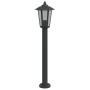 Außen-Stehlampe aus schwarzem Edelstahl, 80 cm. von , Außenbeleuchtung - Ref: Foro24-4006385, Preis: 45,04 €, Rabatt: %