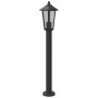 Außen-Stehlampe aus schwarzem Edelstahl, 80 cm. von , Außenbeleuchtung - Ref: Foro24-4006385, Preis: 45,04 €, Rabatt: %