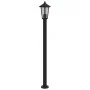 Farola de exterior de acero inoxidable negro 120 cm de , Iluminación de exterior - Ref: Foro24-4006387, Precio: 47,92 €, Desc...