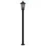 Farola de exterior de acero inoxidable negro 120 cm de , Iluminación de exterior - Ref: Foro24-4006387, Precio: 47,92 €, Desc...