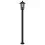 Farola de exterior de acero inoxidable negro 120 cm de , Iluminación de exterior - Ref: Foro24-4006387, Precio: 47,92 €, Desc...
