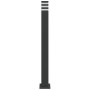 Außen-Stehlampen, 3 Stück, Schwarz, Aluminium, 110 cm von , Außenbeleuchtung - Ref: Foro24-4006398, Preis: 149,27 €, Rabatt: %