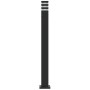 Lámparas de suelo de exterior 3 unidades aluminio negro 110 cm by , Outdoor lighting - Ref: Foro24-4006398, Price: 149,27 €, ...