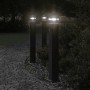 Lámpara de suelo de exterior con sensor aluminio negro 80 cm by , Outdoor lighting - Ref: Foro24-4006401, Price: 52,18 €, Dis...