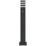 Lámpara de suelo de exterior con sensor aluminio negro 80 cm by , Outdoor lighting - Ref: Foro24-4006401, Price: 55,30 €, Dis...