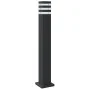 Außen-Stehlampe mit Schwarzem Aluminium und Sensor, 80 cm. von , Außenbeleuchtung - Ref: Foro24-4006401, Preis: 55,30 €, Raba...