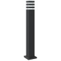 Außen-Stehlampe mit Schwarzem Aluminium und Sensor, 80 cm. von , Außenbeleuchtung - Ref: Foro24-4006401, Preis: 52,18 €, Raba...