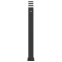 Lámpara de suelo de exterior con sensor aluminio negro 110 cm by , Outdoor lighting - Ref: Foro24-4006403, Price: 68,22 €, Di...