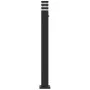 Außen-Stehlampe mit Schwarzem Aluminium und Sensor, 110 cm von , Außenbeleuchtung - Ref: Foro24-4006403, Preis: 67,01 €, Raba...