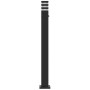 Lámpara de suelo de exterior con sensor aluminio negro 110 cm by , Outdoor lighting - Ref: Foro24-4006403, Price: 68,22 €, Di...