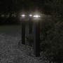 Lámparas suelo exterior con enchufe 3 uds aluminio negro 80 cm by , Outdoor lighting - Ref: Foro24-4006408, Price: 146,64 €, ...