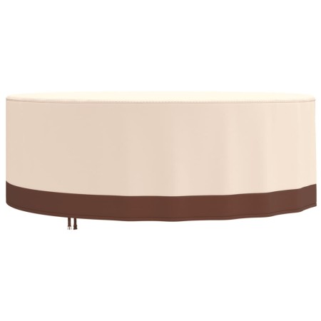 Gartenmöbelabdeckung rund Oxford 600D beige Ø 244x71 cm von , Abdeckungen für Gartenmöbel - Ref: Foro24-359654, Preis: 64,05 ...