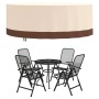 Gartenmöbelabdeckung rund Oxford 600D beige Ø 244x71 cm von , Abdeckungen für Gartenmöbel - Ref: Foro24-359654, Preis: 64,05 ...
