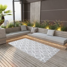 Grauer PP-Außenteppich 190x290 cm von vidaXL, Outdoor-Protektoren - Ref: Foro24-310423, Preis: 60,71 €, Rabatt: %