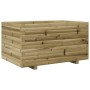 Eingelassener Kiefernholz-Pflanzkasten 90x60x49,5 cm von , Töpfe und Pflanzgefäße - Ref: Foro24-847387, Preis: 145,26 €, Raba...