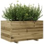 Eingelassener Kiefernholz-Pflanzkasten 90x60x49,5 cm von , Töpfe und Pflanzgefäße - Ref: Foro24-847387, Preis: 145,26 €, Raba...
