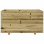 Eingelassener Kiefernholz-Pflanzkasten 90x60x49,5 cm von , Töpfe und Pflanzgefäße - Ref: Foro24-847387, Preis: 145,26 €, Raba...