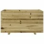 Jardinera madera de pino impregnada 90x60x49,5 cm de , Maceteros y jardineras - Ref: Foro24-847387, Precio: 143,77 €, Descuen...