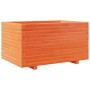 Jardinera madera maciza de pino marrón cera 90x60x49,5 cm by , Pots and planters - Ref: Foro24-847385, Price: 161,31 €, Disco...