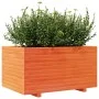Jardinera madera maciza de pino marrón cera 90x60x49,5 cm by , Pots and planters - Ref: Foro24-847385, Price: 159,65 €, Disco...