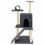Kratzbaum für Katzen mit dunkelgrauen Sisalstangen 110,5 cm von , Katzenmöbel - Ref: Foro24-172063, Preis: 38,90 €, Rabatt: %