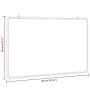 Magnetische Aluminiumtafel 80x50x1,7 cm von , Ausstellungstafeln - Ref: Foro24-4005346, Preis: 30,46 €, Rabatt: %