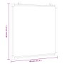 Magnetische Aluminiumtafel 40x40x1,7 cm von , Ausstellungstafeln - Ref: Foro24-4005344, Preis: 24,39 €, Rabatt: %
