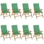 Gartenliegestühle und Kissen 8 Stück Massivholz Teakholz von , Gartenstühle - Ref: Foro24-3196528, Preis: 1,00 €, Rabatt: %