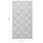 Grauer PP-Außenteppich 120x180 cm von vidaXL, Outdoor-Protektoren - Ref: Foro24-310421, Preis: 24,33 €, Rabatt: %