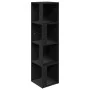 Eckschrank aus schwarzem Sperrholz 33x33x132 cm von , Schließfächer und Lagerschränke - Ref: Foro24-809036, Preis: 49,71 €, R...