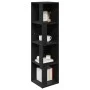 Eckschrank aus schwarzem Sperrholz 33x33x132 cm von , Schließfächer und Lagerschränke - Ref: Foro24-809036, Preis: 49,71 €, R...