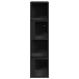 Eckschrank aus schwarzem Sperrholz 33x33x132 cm von , Schließfächer und Lagerschränke - Ref: Foro24-809036, Preis: 50,46 €, R...