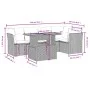 Gartensofa-Set mit 5-teiligen Kissen aus synthetischem Rattan in Beige. von , Gartensets - Ref: Foro24-3270821, Preis: 408,29...