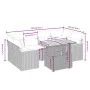 Set sofás de jardín 7 piezas y cojines ratán sintético beige de , Conjuntos de jardín - Ref: Foro24-3272977, Precio: 470,31 €...