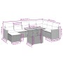 Gartensofagarnitur 9-teilig mit Kissen aus synthetischem Rattan in Beige. von , Gartensets - Ref: Foro24-3273214, Preis: 581,...